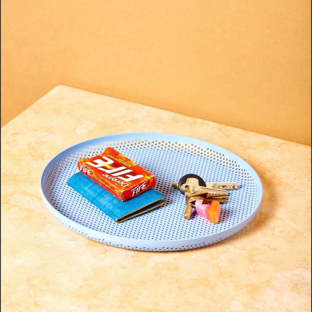 HAY Blue Perforated Tray
